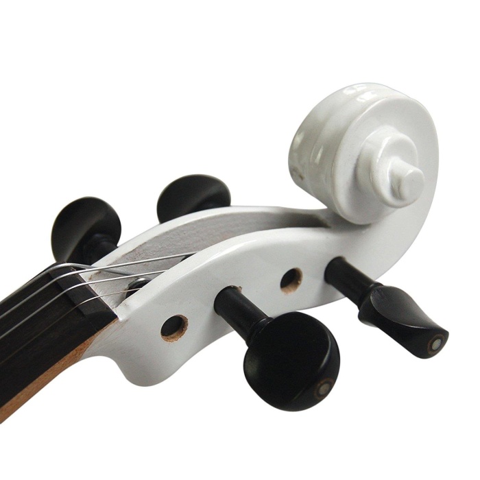 Kinglos KNG SDDS-1802 Elektro Keman (4/4 - Beyaz - Kutulu)